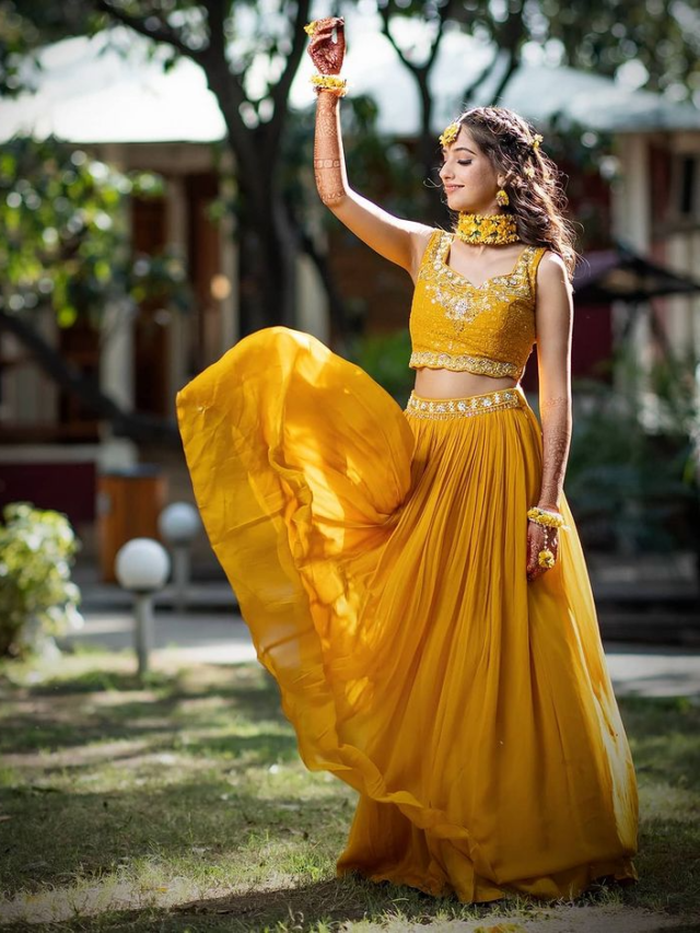 Lehenga Designs For Your Haldi Ceremony